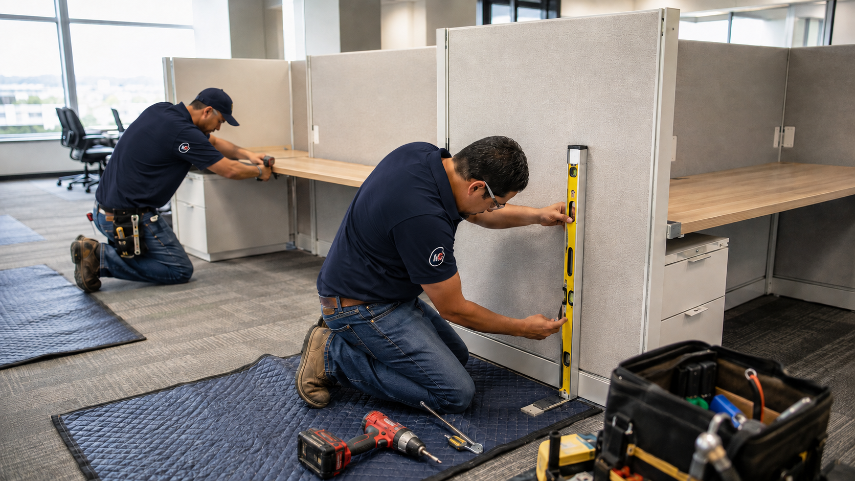 Commercial Furniture Installation project by Manning Group